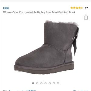 Customizable Bailey Bow Grey Mini worn once